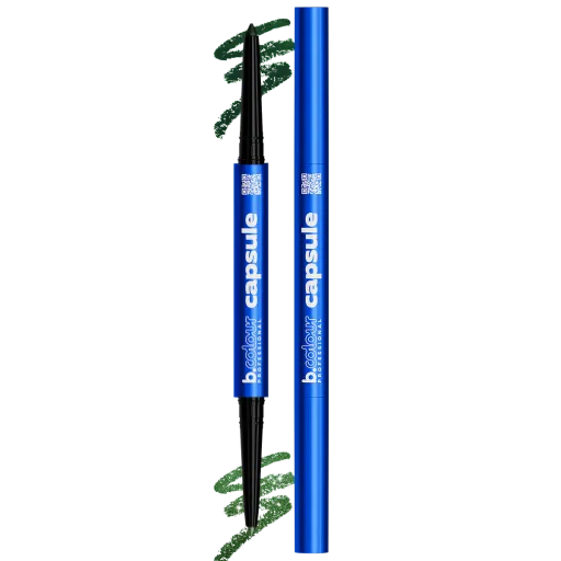 Smoky eye pencil & shimmer 2in1 / 03 Inspired green, 1*0,1 g, 1*0,2 g