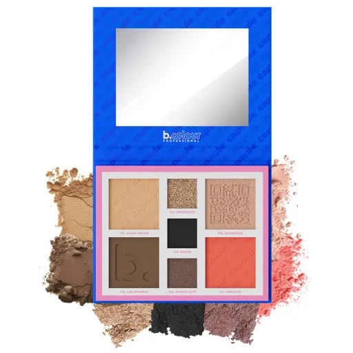 Contouring face and eyes palette / 01 Secret weapon, 4*4 g , 3*1,3 g